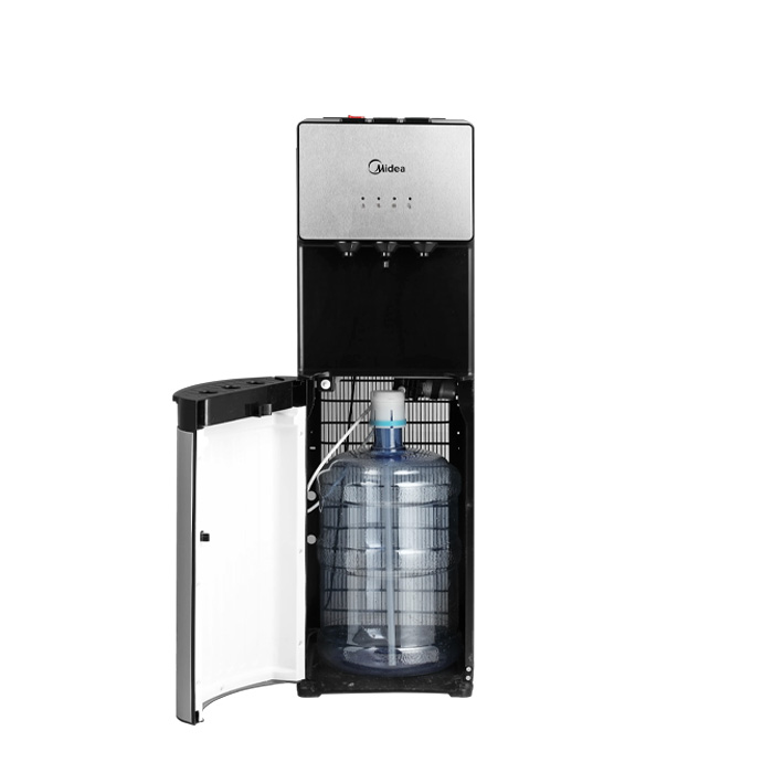 Midea Dispenser Standing Galon Bawah Kompresor Low Watt - Silver - YL1566S | YL 1566 S